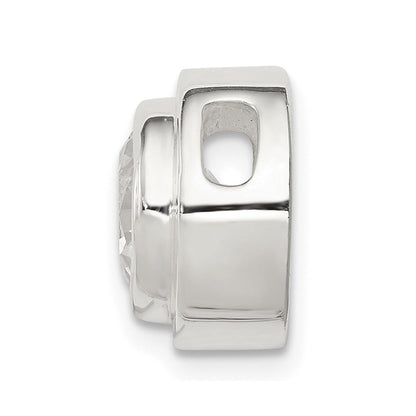 Sterlingsilber 8mm Zirkonia Rund Anhänger
