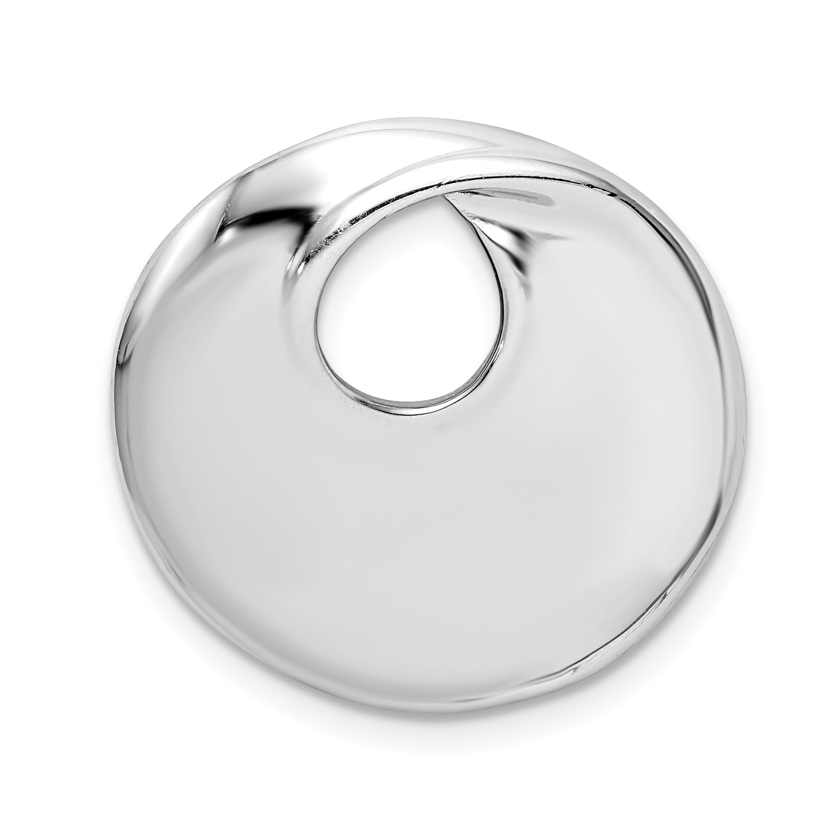 Sterlingsilber Rhodium-platedcircle Anhänger