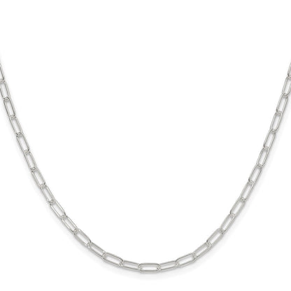 Sterlingsilber Poliert 2.9mm Büroklammer Kette