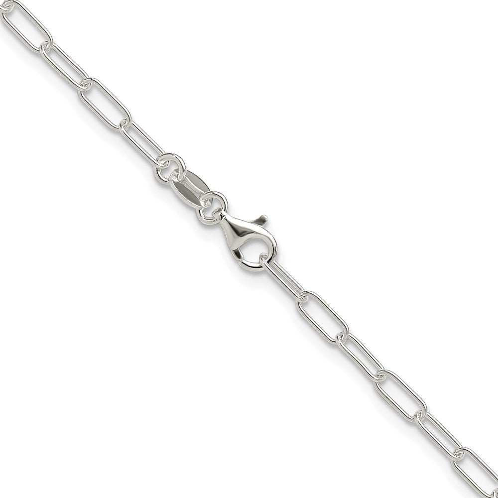 Sterlingsilber Poliert 2.9mm Büroklammer Kette
