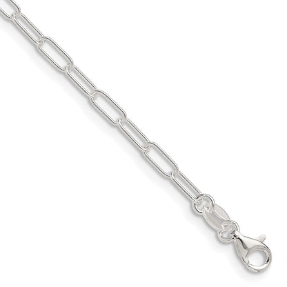 Sterlingsilber Poliert 2.9mm Büroklammer Kette