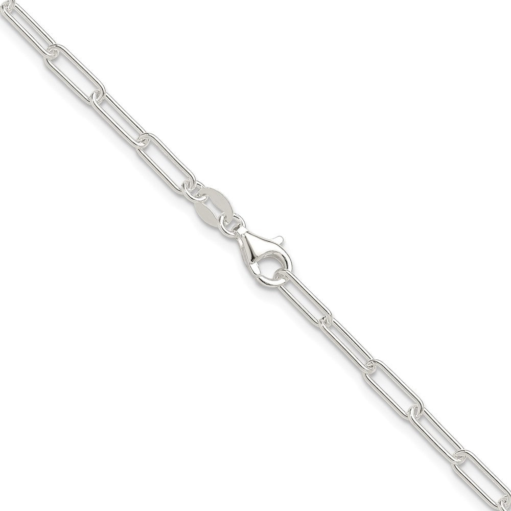 Sterlingsilber Poliert 3.15mm Büroklammer Kette