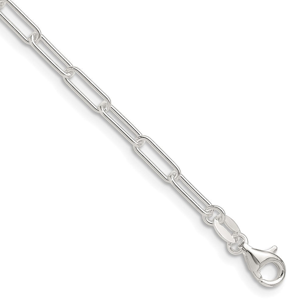 Sterlingsilber Poliert 3.15mm Büroklammer Kette