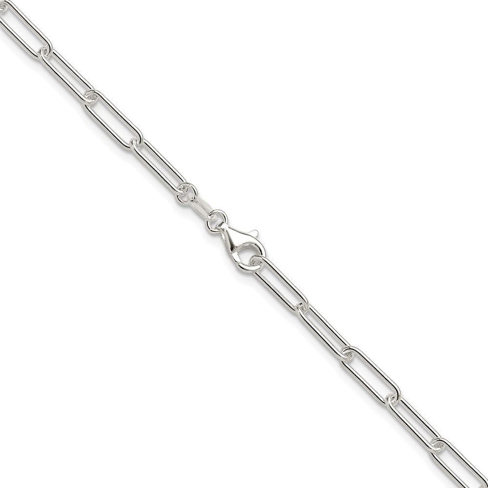 Sterlingsilber Poliert 3.5mm Büroklammer Kette