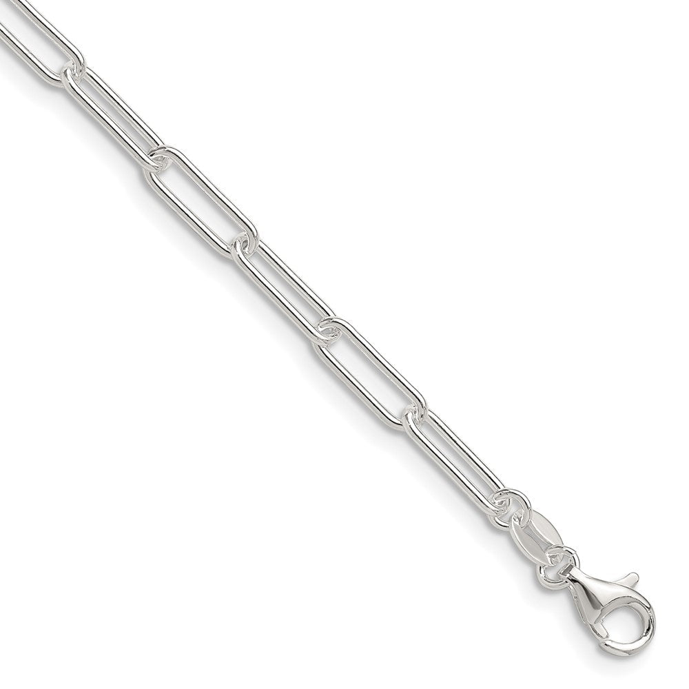 Sterlingsilber Poliert 3.5mm Büroklammer Kette