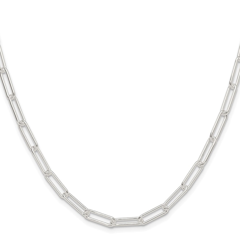 Sterlingsilber Poliert 4.5mm Büroklammer Kette