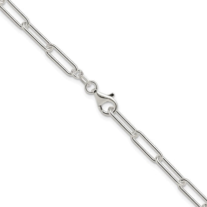 Sterlingsilber Poliert 4.5mm Büroklammer Kette