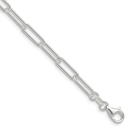 Sterlingsilber Poliert 4.5mm Büroklammer Kette