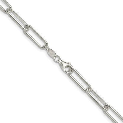 Sterlingsilber Poliert 5.5mm Büroklammer Kette