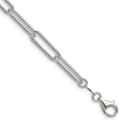 Sterlingsilber Poliert 5.5mm Büroklammer Kette