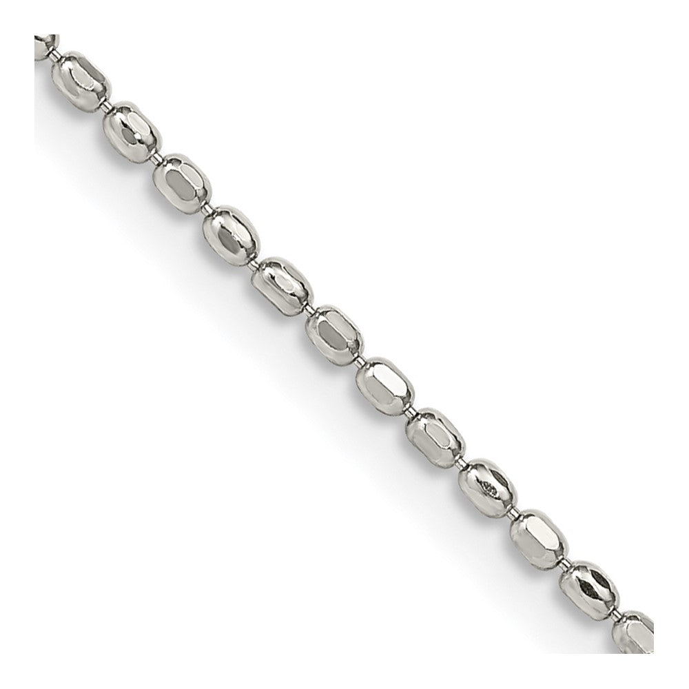 Sterlingsilber 1.5mm Fantasie Gekugelt Halskette