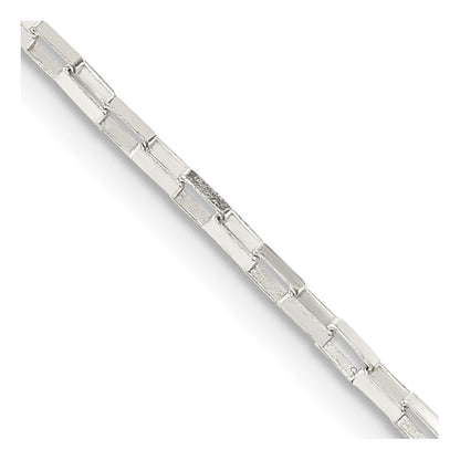 Sterlingsilber 1.65mm Länglich Venezianer Halskette
