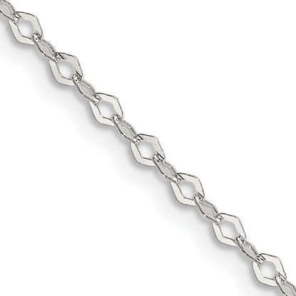 Sterlingsilber 2.25mm Fantasie Erbs Halskette