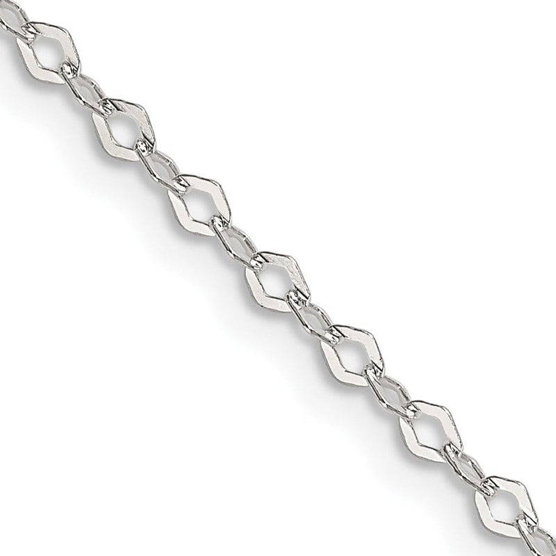 Sterlingsilber 2.25mm Fantasie Erbs Halskette