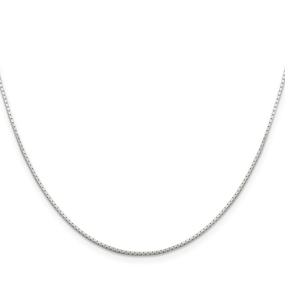 18 Zoll Sterlingsilber 1mm Mirror Venezianer Kette mit 2 Zoll Verlängerung.