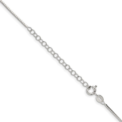 18 Zoll Sterlingsilber 1mm Mirror Venezianer Kette mit 2 Zoll Verlängerung.