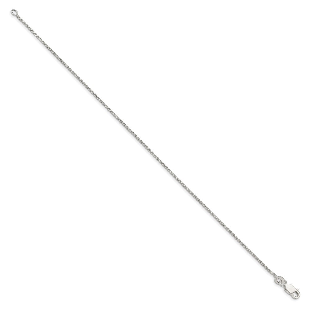 Sterlingsilber 1.25mm Gedreht Venezianer Kette Fußkettchen