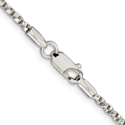 Sterlingsilber 2.25mm Gedreht Venezianer Halskette