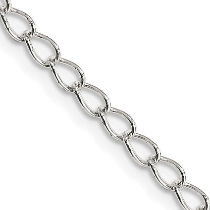 Sterlingsilber 3mm Halb Rund Draht Offen Panzer Halskette
