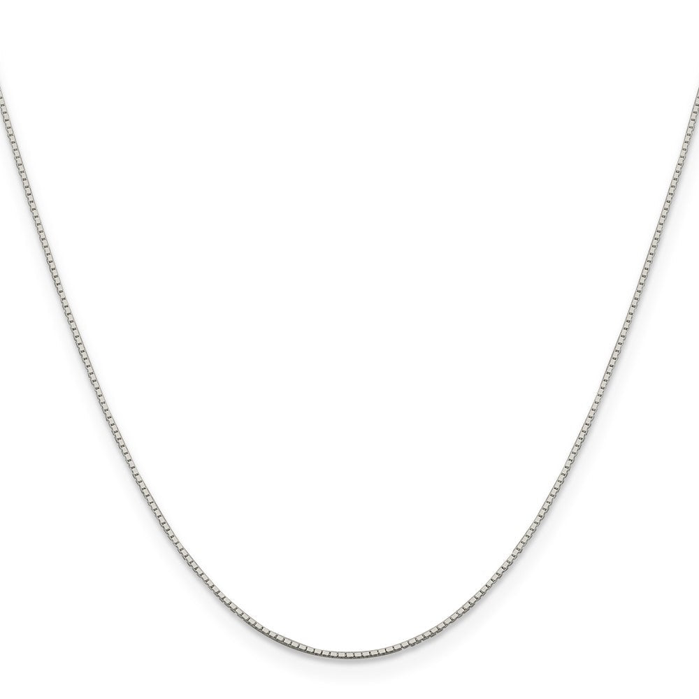 Sterlingsilber Rhodiniert.6mm Mirror Venezianer Halskette