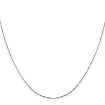 Sterlingsilber.6mm 8 Sided Diamantiert Mirror Venezianer Halskette