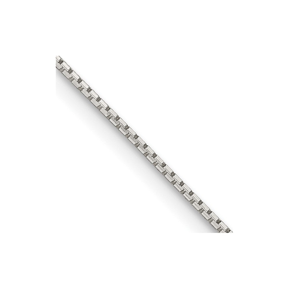 Sterlingsilber.6mm 8 Sided Diamantiert Mirror Venezianer Halskette