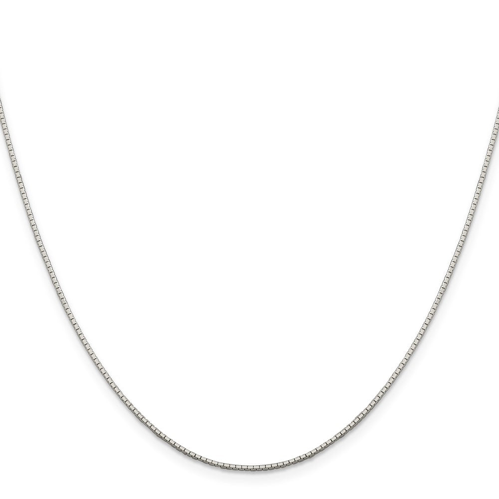 Sterlingsilber.9mm 8 Sided Diamantiert Mirror Venezianer Halskette