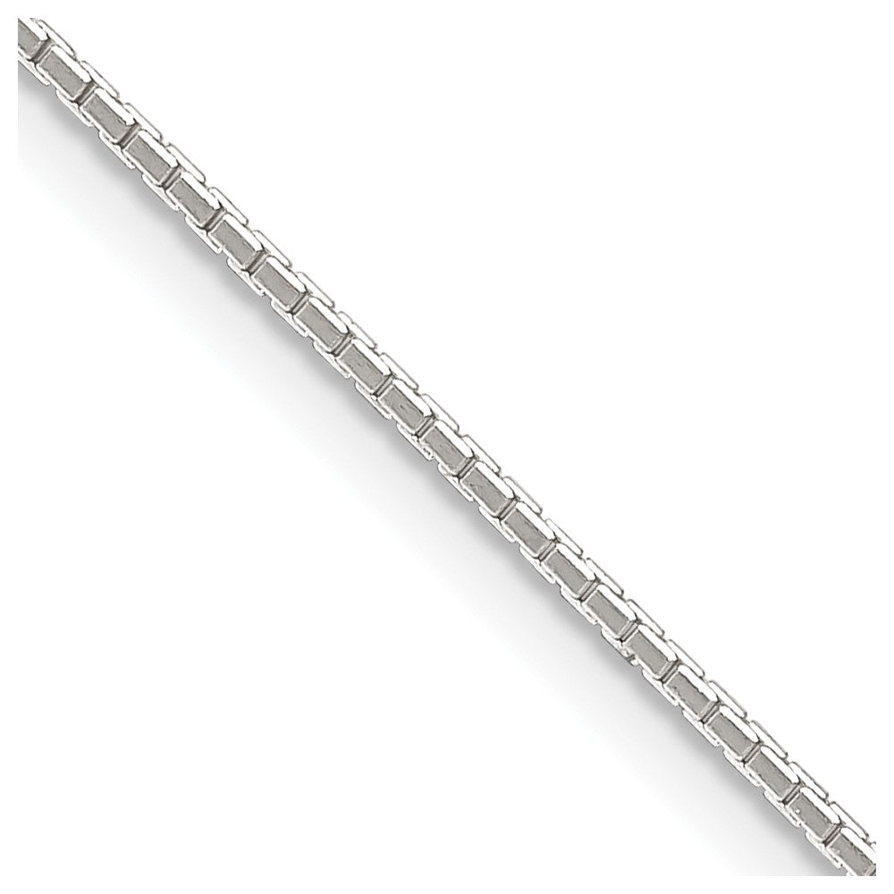 Sterlingsilber.9mm 8 Sided Diamantiert Mirror Venezianer Halskette