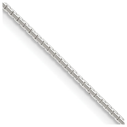Sterlingsilber.9mm 8 Sided Diamantiert Mirror Venezianer Halskette