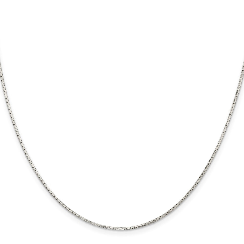 Sterlingsilber 1.2mm 8 Sided Diamantiert Mirror Venezianer Halskette
