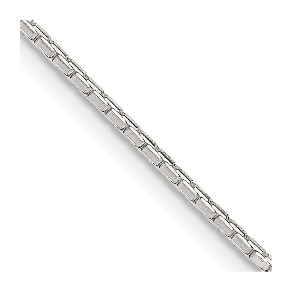 Sterlingsilber 1.2mm 8 Sided Diamantiert Mirror Venezianer Halskette