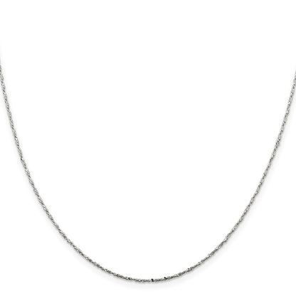 Sterlingsilber 1mm Gedreht Serpentine Halskette
