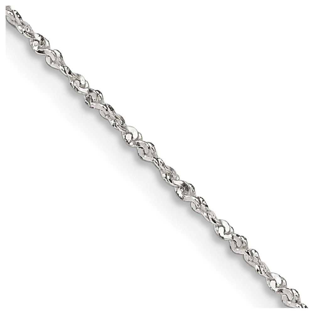 Sterlingsilber 1mm Gedreht Serpentine Halskette