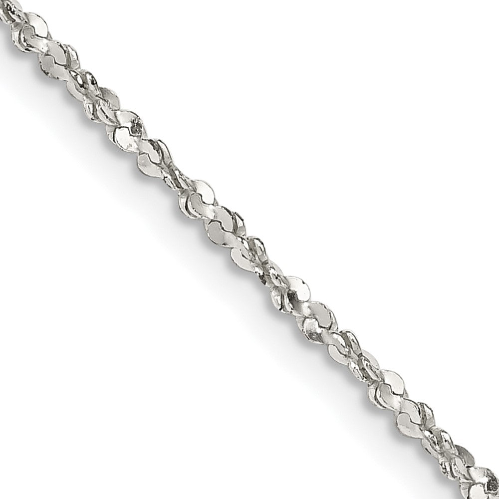Sterlingsilber 1.6mm Gedreht Serpentine Halskette