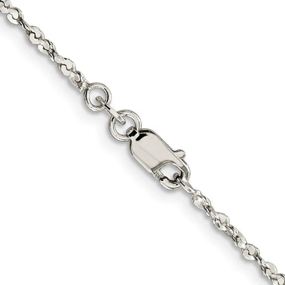 Sterlingsilber 1.8mm Gedreht Serpentine Halskette
