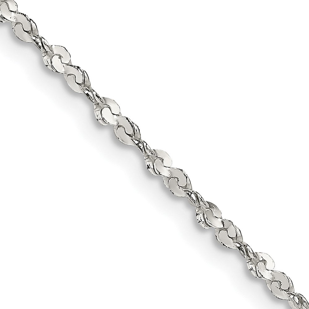 Sterlingsilber 1.8mm Gedreht Serpentine Halskette