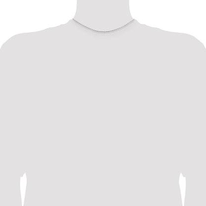 Sterlingsilber 1.4mm Flach Oval Ankerkette Halskette
