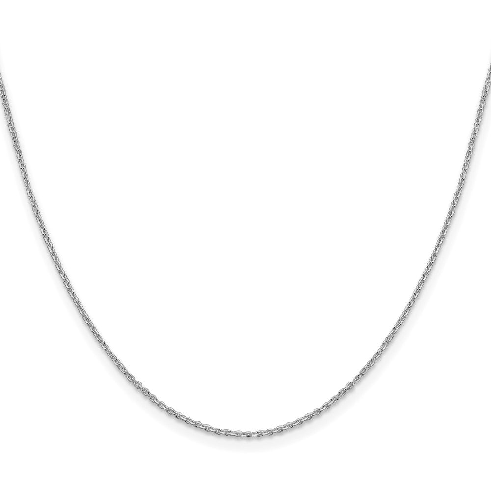 Sterlingsilber Rhodiniert 1.25mm Diamantiert Forzantina Ankerkette Halskette
