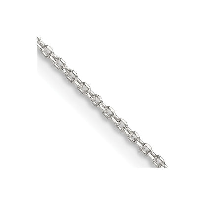 Sterlingsilber 1.25mm Diamantiert Forzantina Ankerkette Halskette