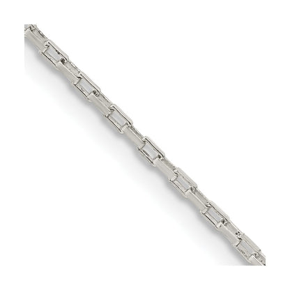 Sterlingsilber 1.3mm Länglich Venezianer Halskette