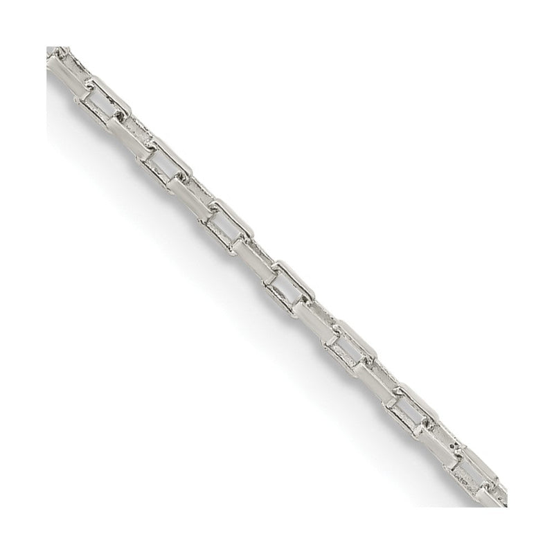 Sterlingsilber 1.3mm Länglich Venezianer Halskette