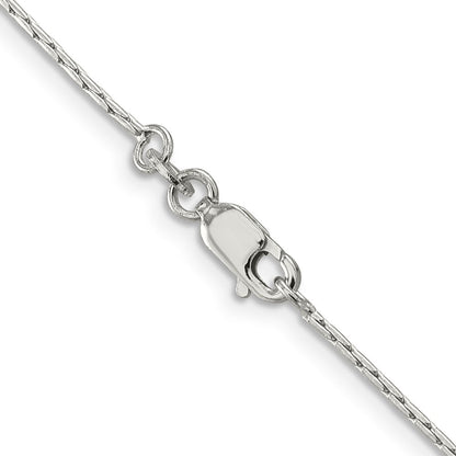 Sterlingsilber 1mm Oval Venezianer Halskette