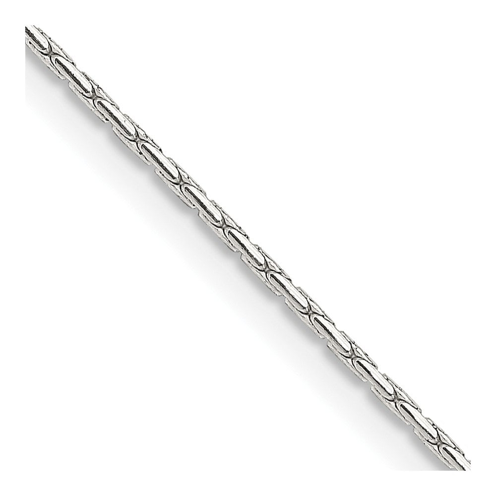 Sterlingsilber 1mm Oval Venezianer Halskette