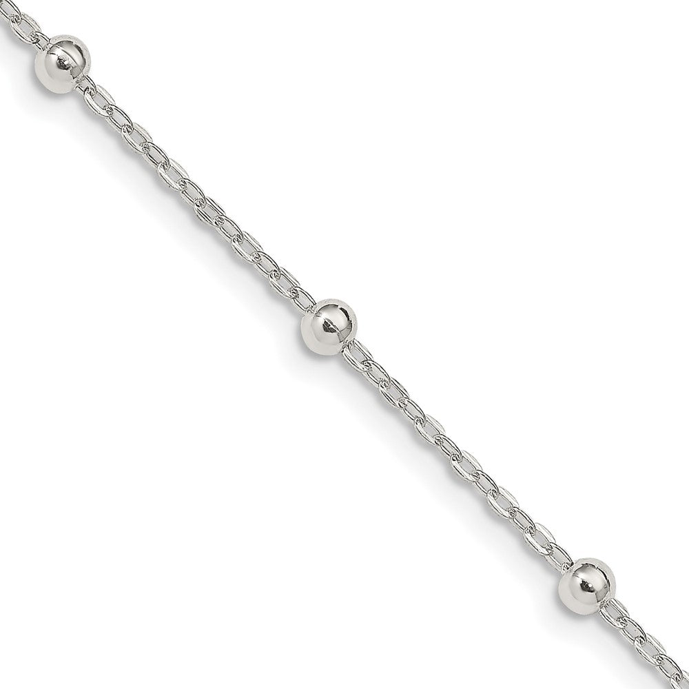 Sterlingsilber 1.3mm Fantasie Gekugelt Halskette