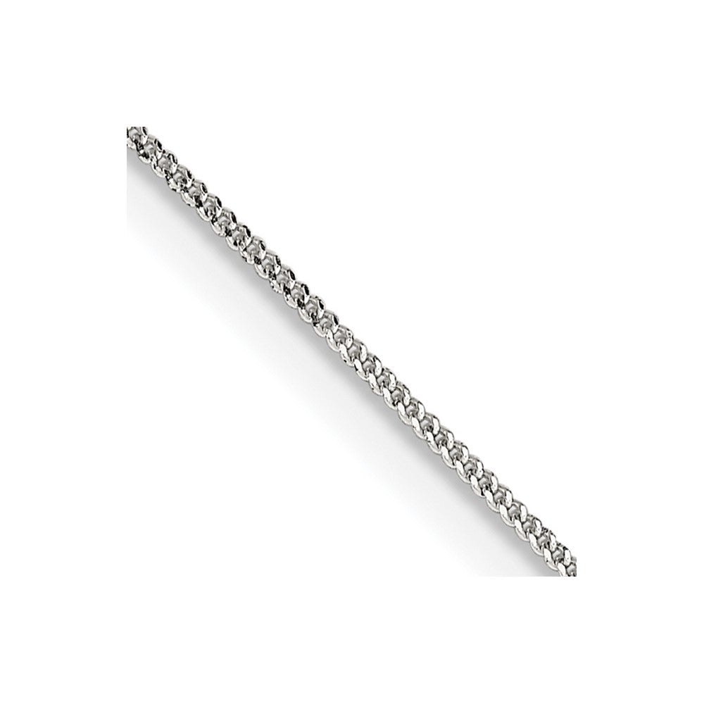 Sterlingsilber.8mm Panzer Halskette