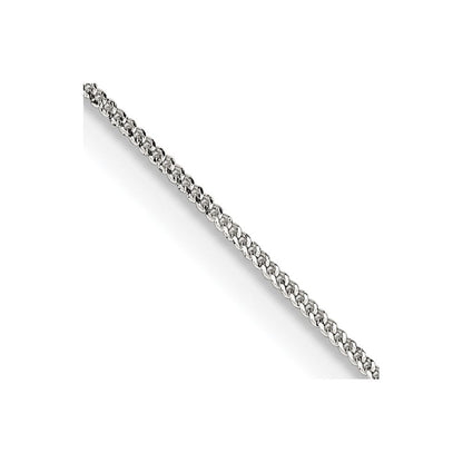 Sterlingsilber.8mm Panzer Halskette