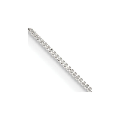 Sterlingsilber 1mm Panzer Halskette