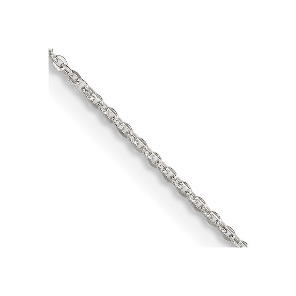 30 Zoll Sterlingsilber 1.15mm Flach Ankerkette Halskette