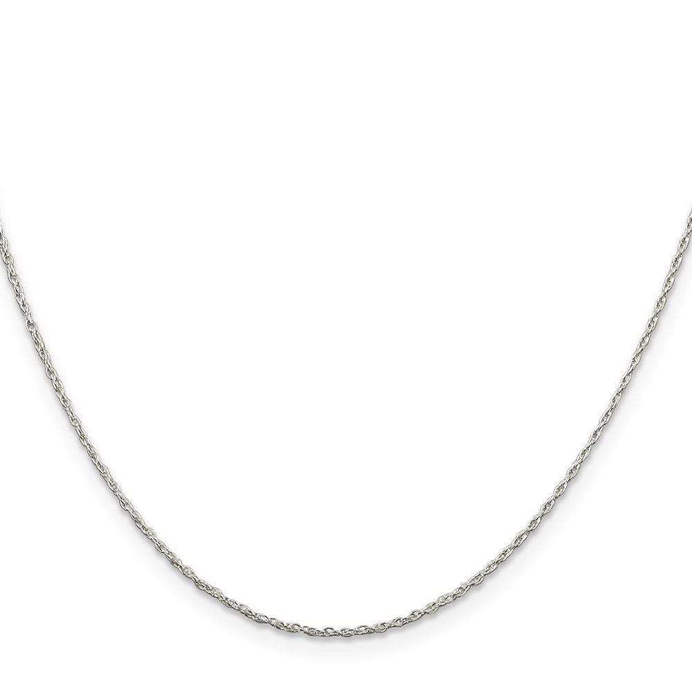Sterlingsilber 1.25mm Loose Kordel Kette mit 2 Zoll Verlängerung. Halskette