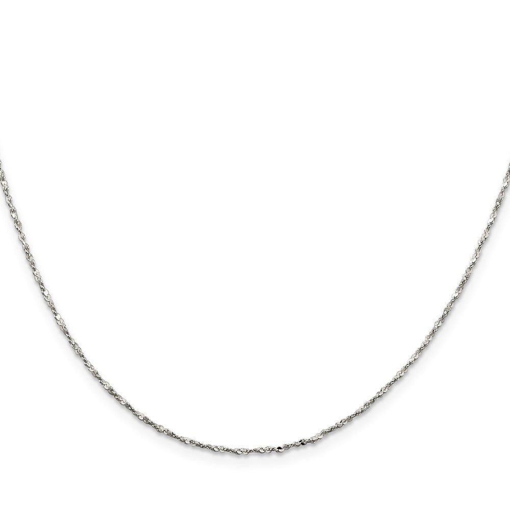 Sterlingsilber 1.2mm Gedreht Serpentine Halskette